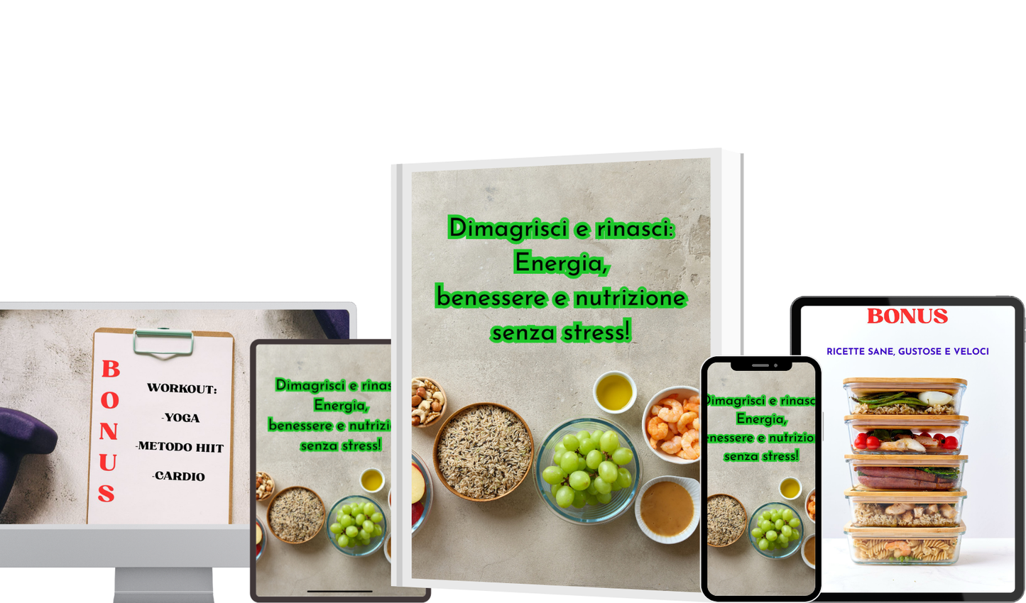 Dimagrisci e rinasci: energia, benessere e nutrizione senza stress